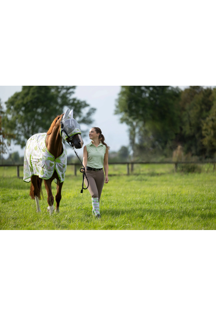 Horse rug mesh HKM Flamingo