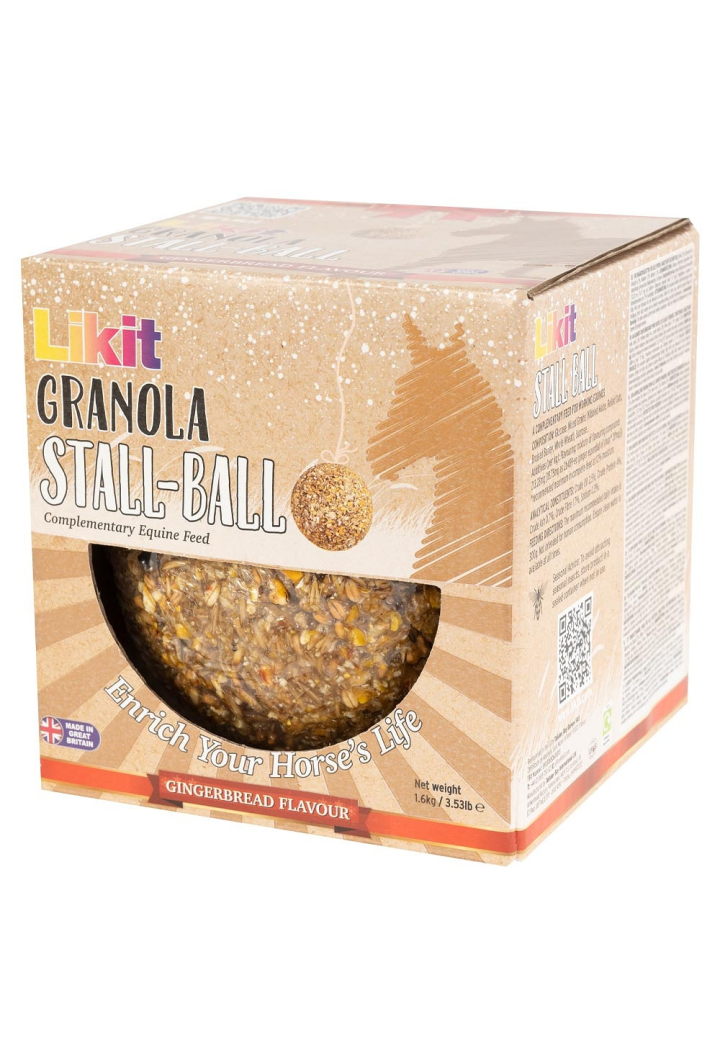Blocco da leccare LIKIT Granola Stall Ball ginger.br 1,6kg