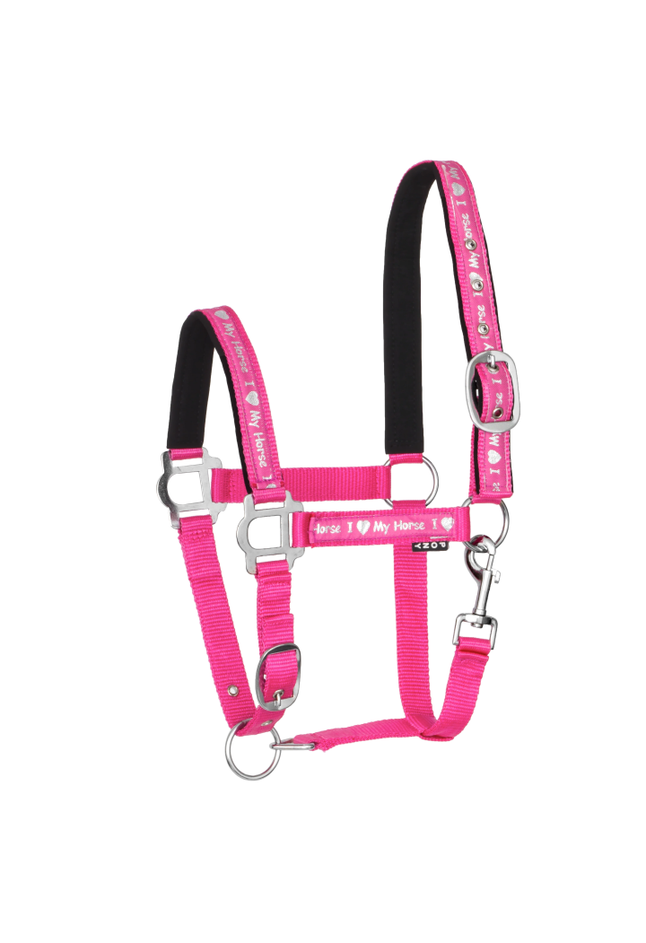 Căpăstru START ILoveMyHorse ranipink