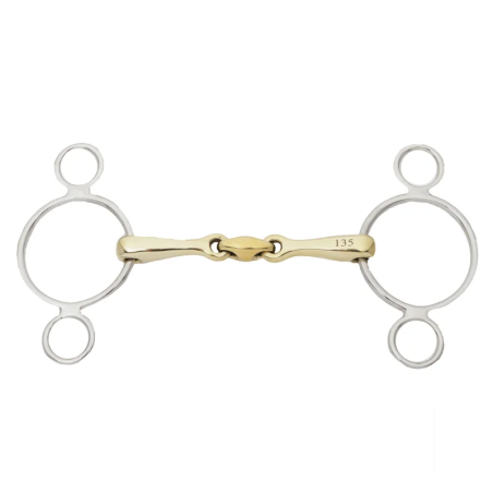 Wędzidło Wielokrążek podwójnie łamany KAVALBIT 3-Ring 16mm