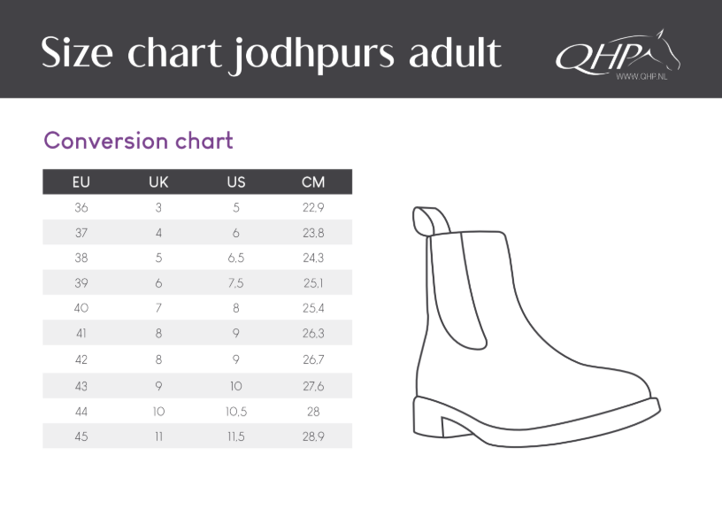 Paddock boots QHP Jodhpur Jakarta