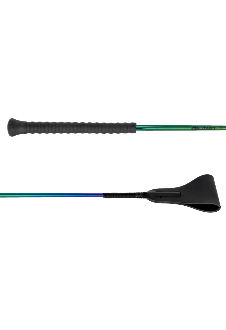 Reitgerte START CarbonHolo black 65