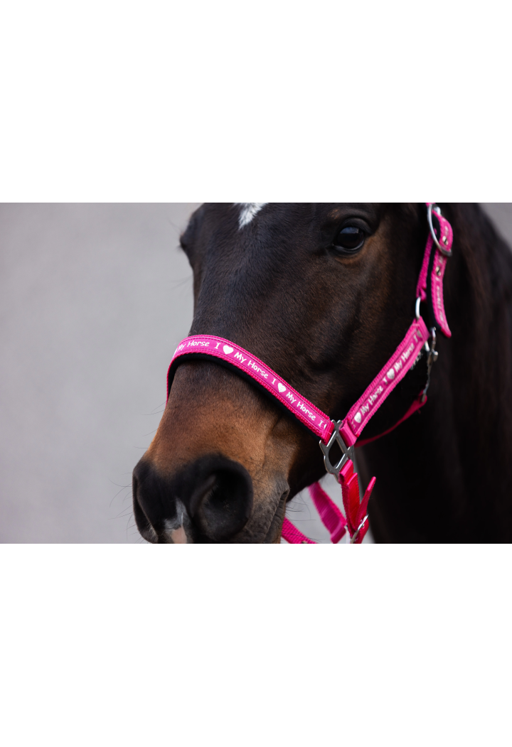 Ohlávka START ILoveMyHorse woundipink