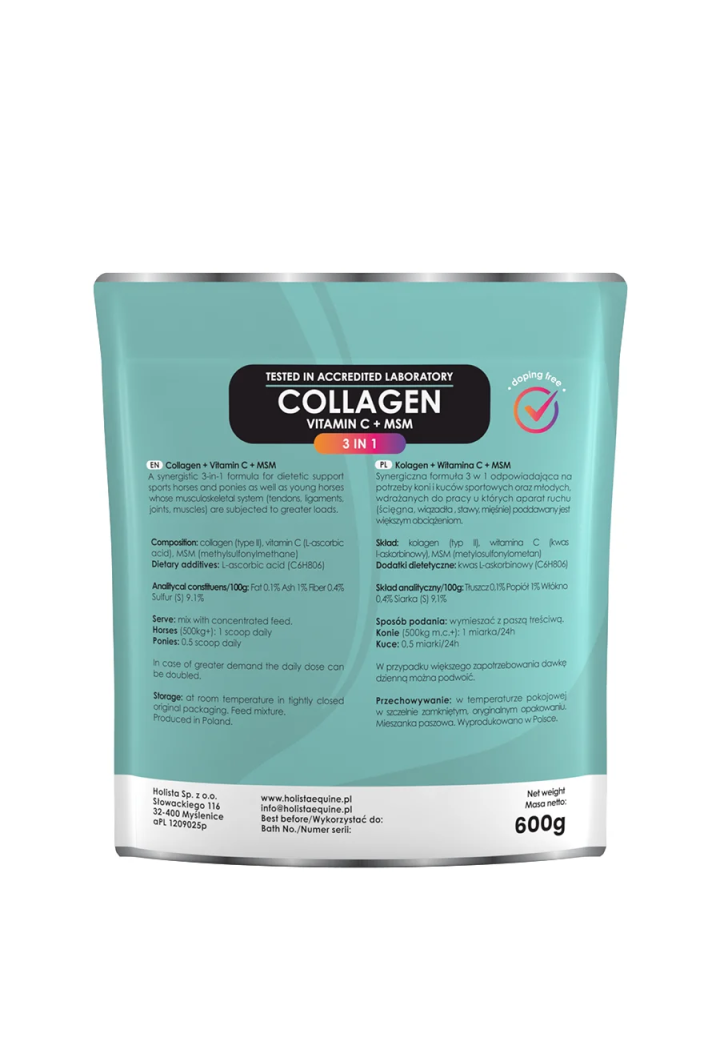 Colagen HOLISTA Collagen 3 în Suplimentul 1 600g