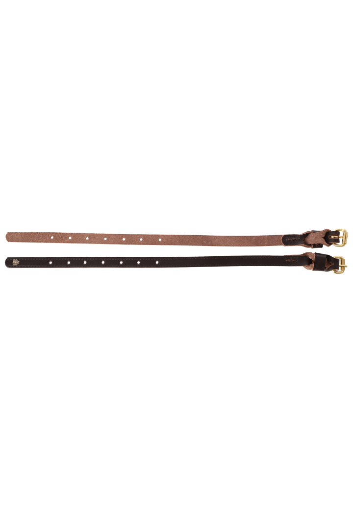 Straps DINGO to spur leather brass fittings
