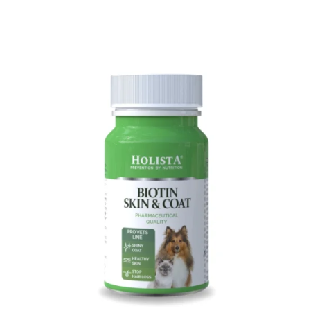 Biotyna HOLISTA Skin&Coat dla psa i kota 90 tabletek