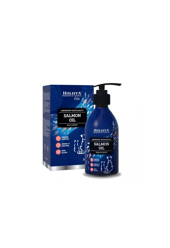 Ulei HOLISTA SalmonOil pentru câine și pisică 250ml