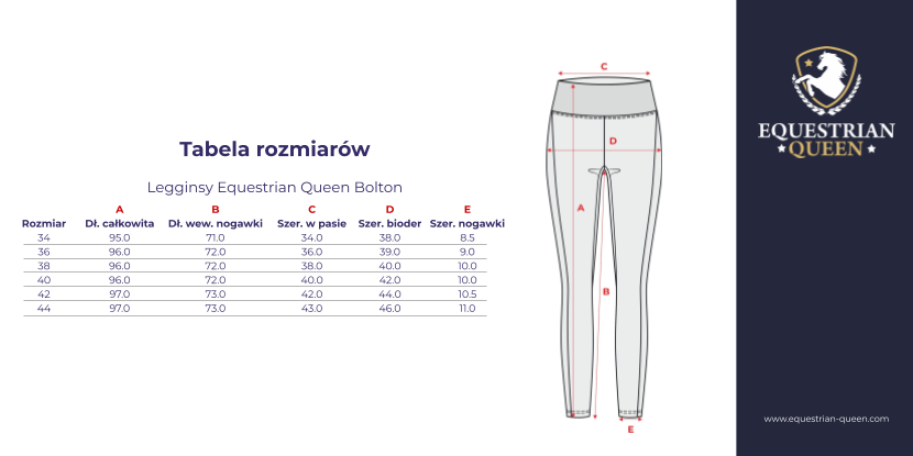 EQUESTRIAN QUEEN Leggings da donna Bolton 26SS