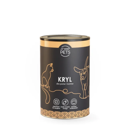 Supplemento per cani e gatti WOW!PETS Krill 130g
