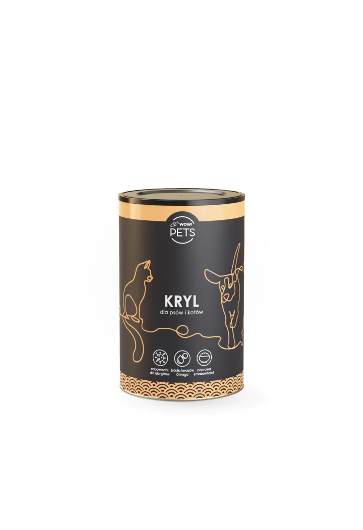 Supplemento per cani e gatti WOW!PETS Krill 130g