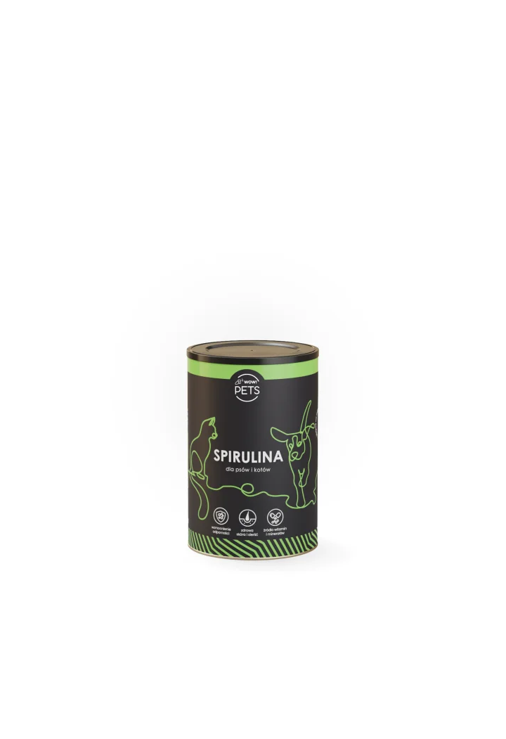 Supplement for dogs and cats WOW!PETS Spirulina 200g