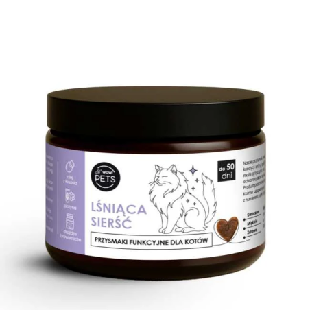 Przysmaki Funkcyjne WOW!PETS Dla Kotów na Sierść 100g