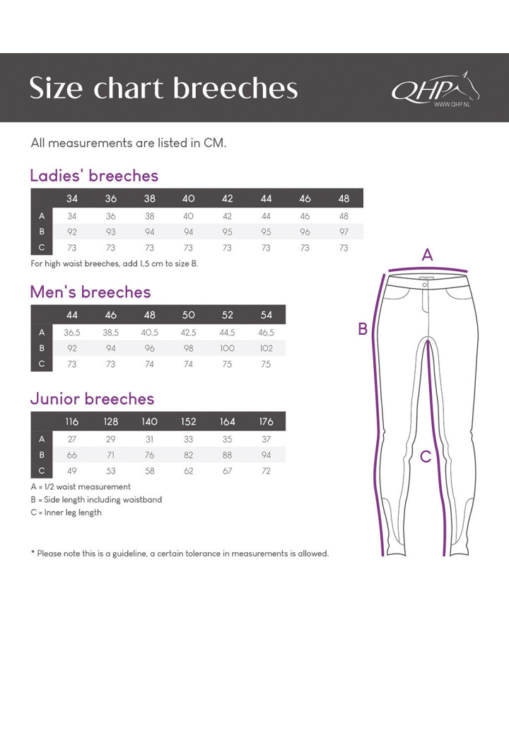 Youth leggings QHP Eden FullGrip