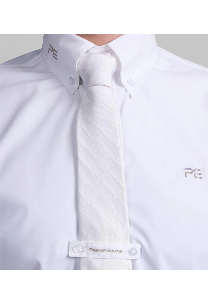Cămașă de concurs PREMIER EQUINE Short Sleeve Show de sex masculin