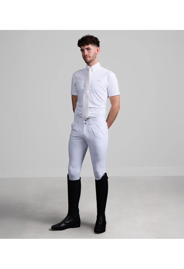 Camicia da competizione PREMIER EQUINE Short Sleeve Show maschio