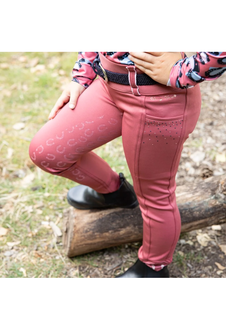 Bryczesy Harry's Horse Equitights Diva Mauvewood młodzieżowe 26SS