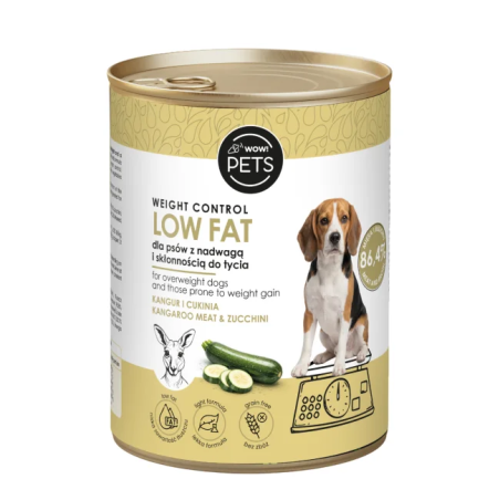 WOW!PETS Karma per cani Kangur & Cukinia 400g