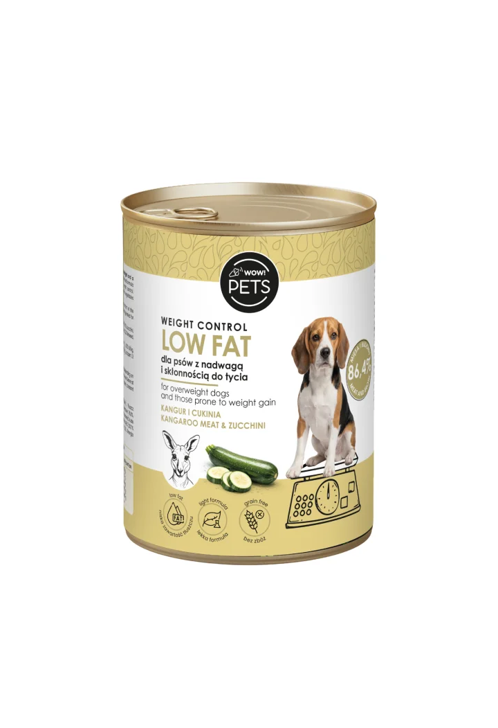 WOW!PETS Karma per cani Kangur & Cukinia 400g