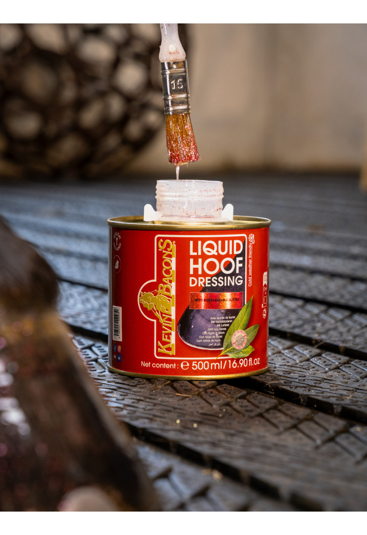 Huföl KEVIN BACON'S Liquid Hoof rosa mit 500ml Glitzer
