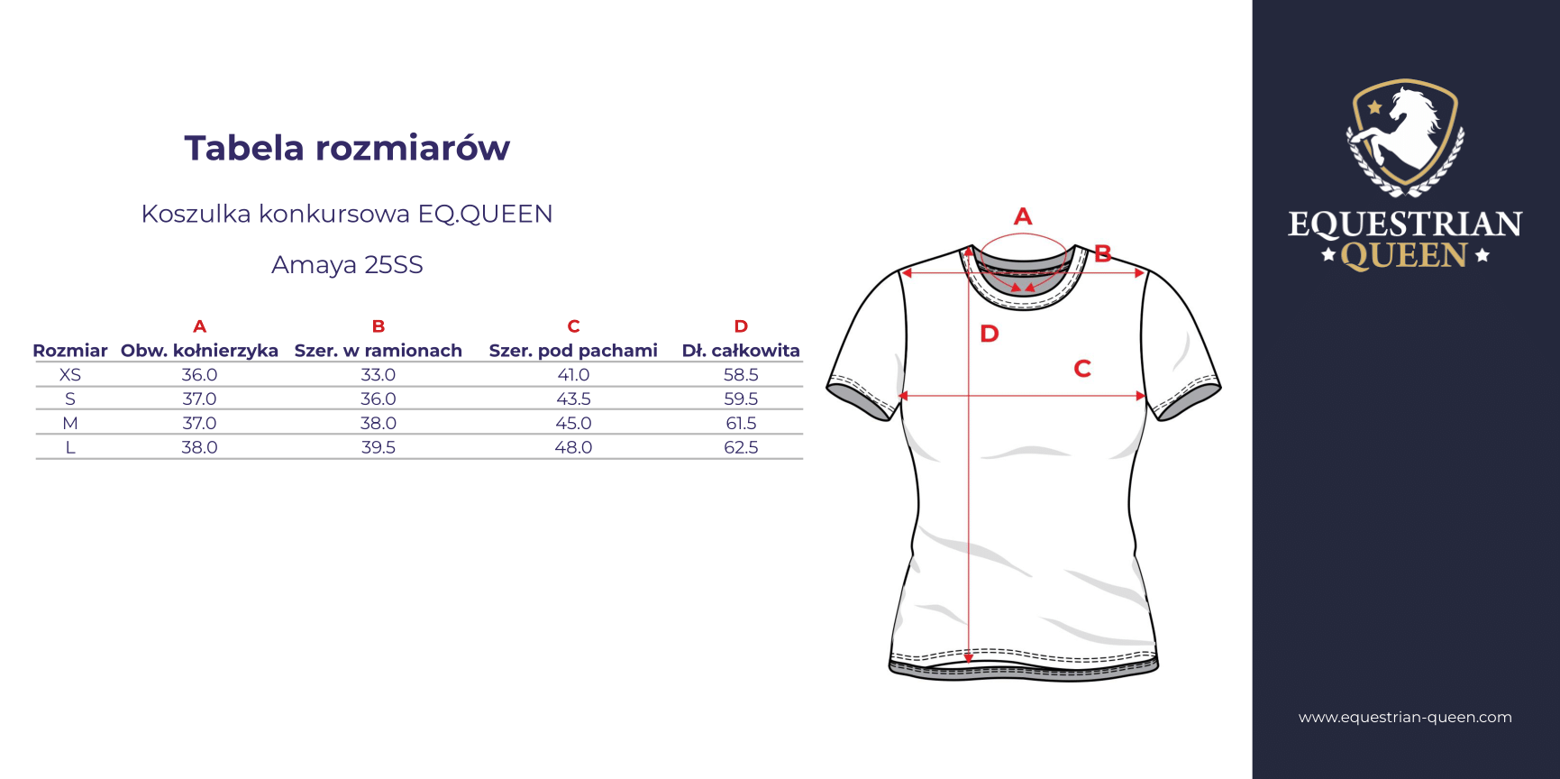 EQ.QUEEN Amaya femei T-shirt 25SS