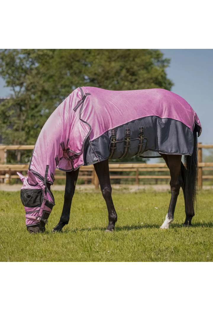 Horse rug mesh QHP Neck&Hood