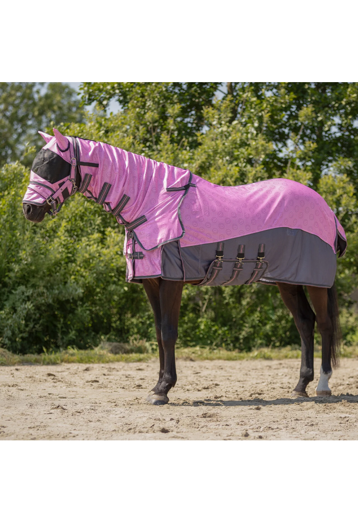 Horse rug mesh QHP Neck&Hood