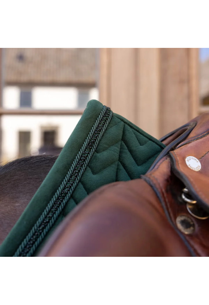 Saddle pad KENTUCKY Velvet Mini Pearls
