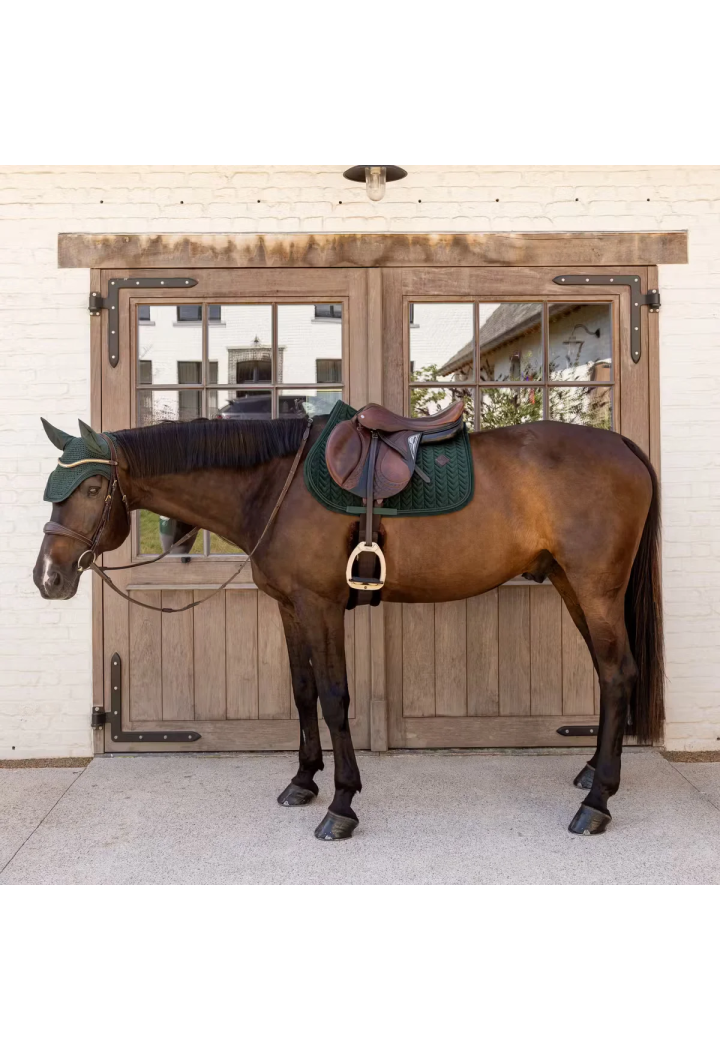 Saddle pad KENTUCKY Velvet Mini Pearls