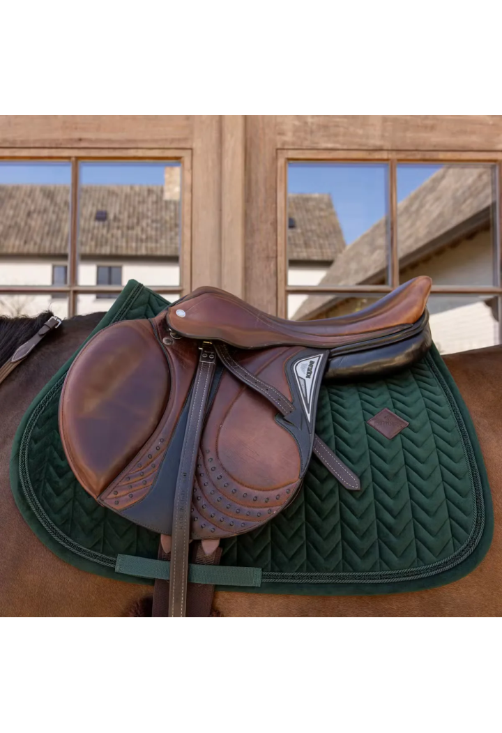 Saddle pad KENTUCKY Velvet Mini Pearls