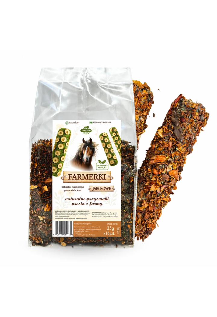 Apfelfinger für Zuchtpferde SAMFARM 16 pcs