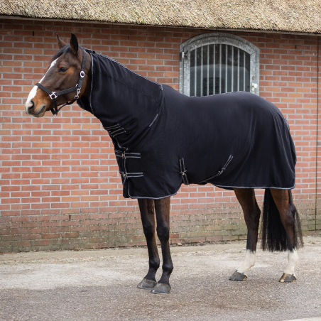 Fleece rug+captur QHP TerryDry