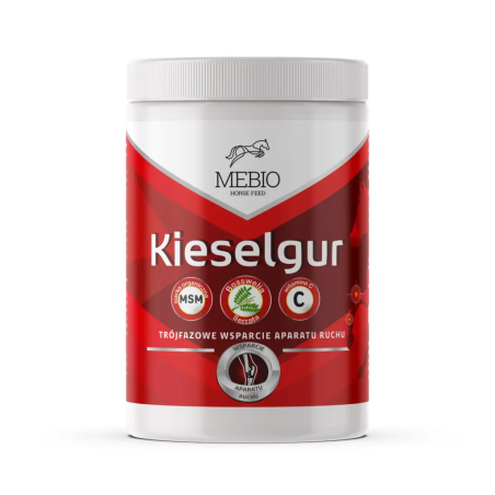 Krzem MEBIO Kieselgur MSM+Witamina C