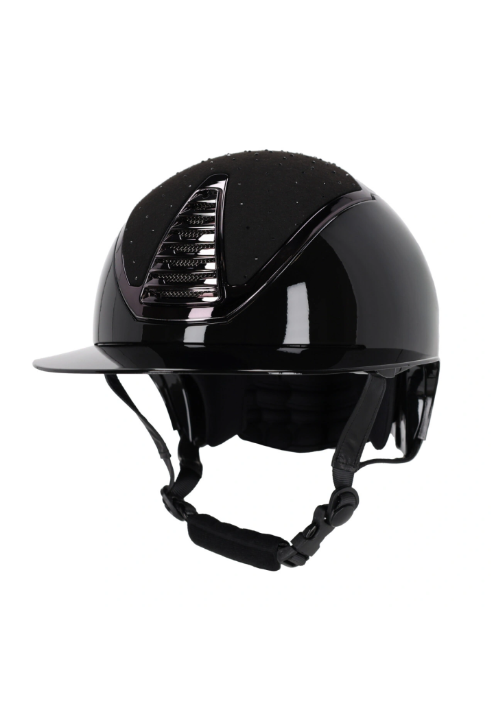 Casco da equitazione QHP Memphis Polo Visiera