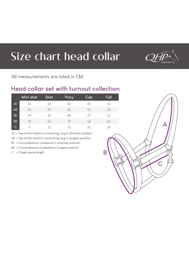 Căpăstru cu frânghie de condus QHP 26AW