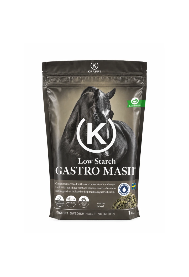 Mash pentru cai de ulcer KRAFFT Gastro de amidon scăzut Mash