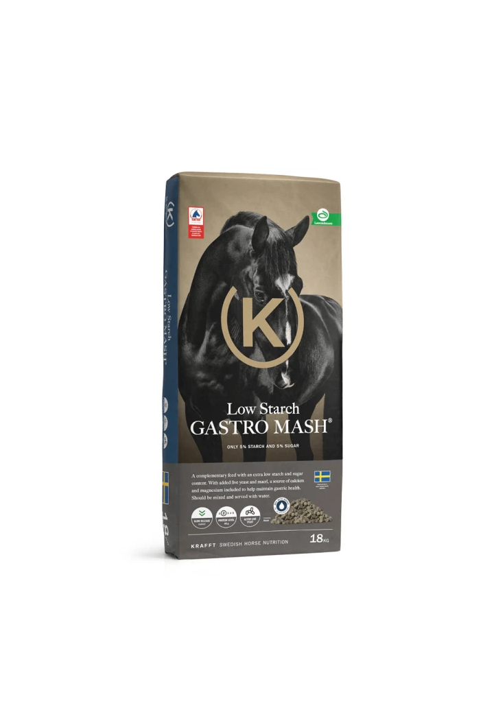Mash pentru cai de ulcer KRAFFT Gastro de amidon scăzut Mash