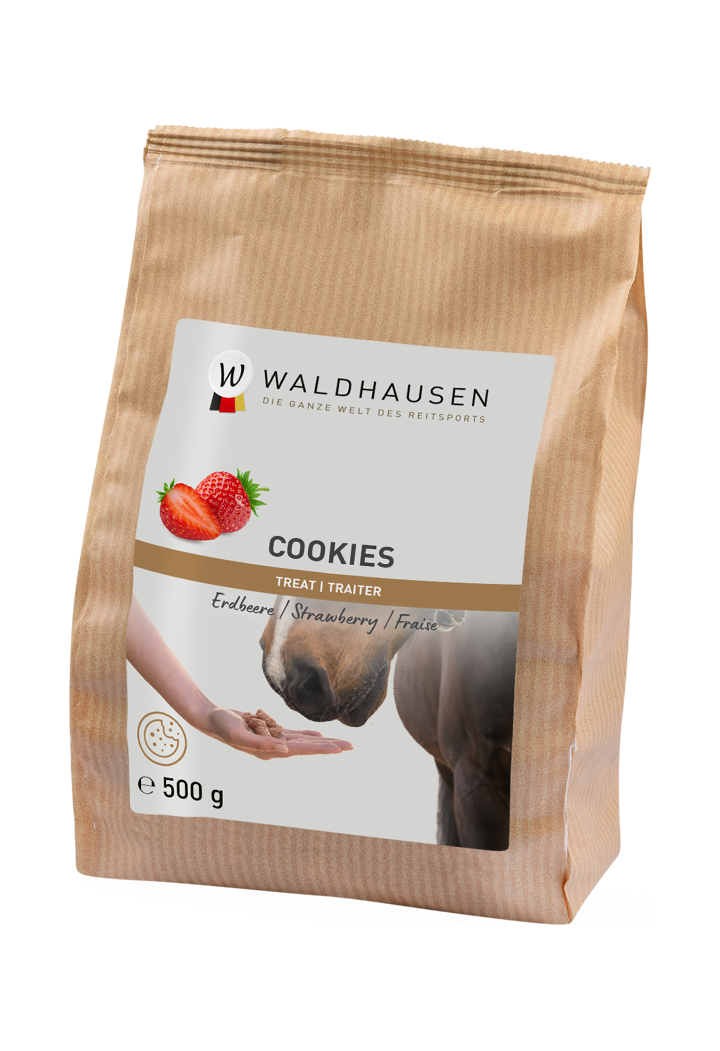 A treat for horses WALDHAUSEN Cookies strawberry1kg