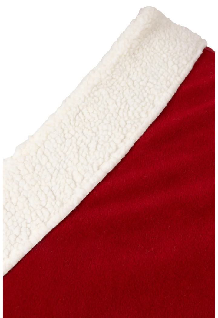 Pătură din fleece HORZE Christmas Red 26AW