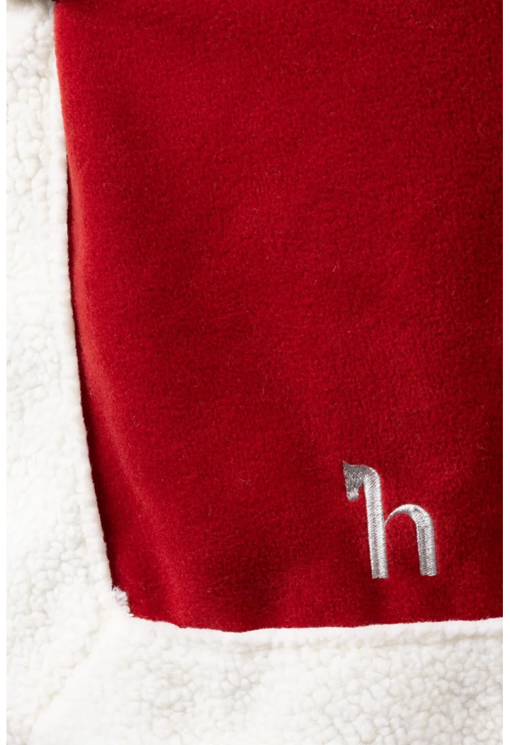 Pătură din fleece HORZE Christmas Red 26AW