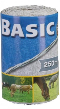 Plecionka ogrodzeniowa CORRAL Basic 250m white