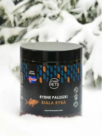 Smaczki dla psa i kota WOW!PETS RybnePaluszki 200g