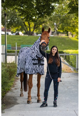 Derka siatkowa START Zebra z szyją + klapa na brzuch