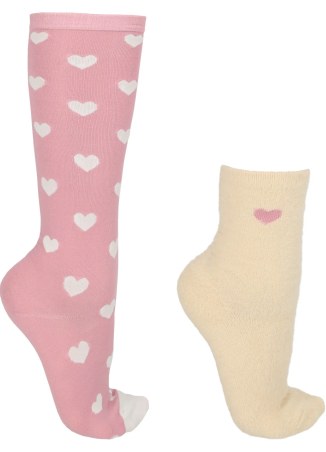 Skarpetki QHP Gift Box FluffyHeart 2 pary