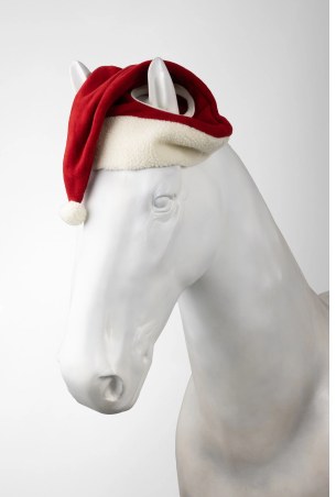 Czapka dla konia HORZE Christmas Horse Cap 26AW