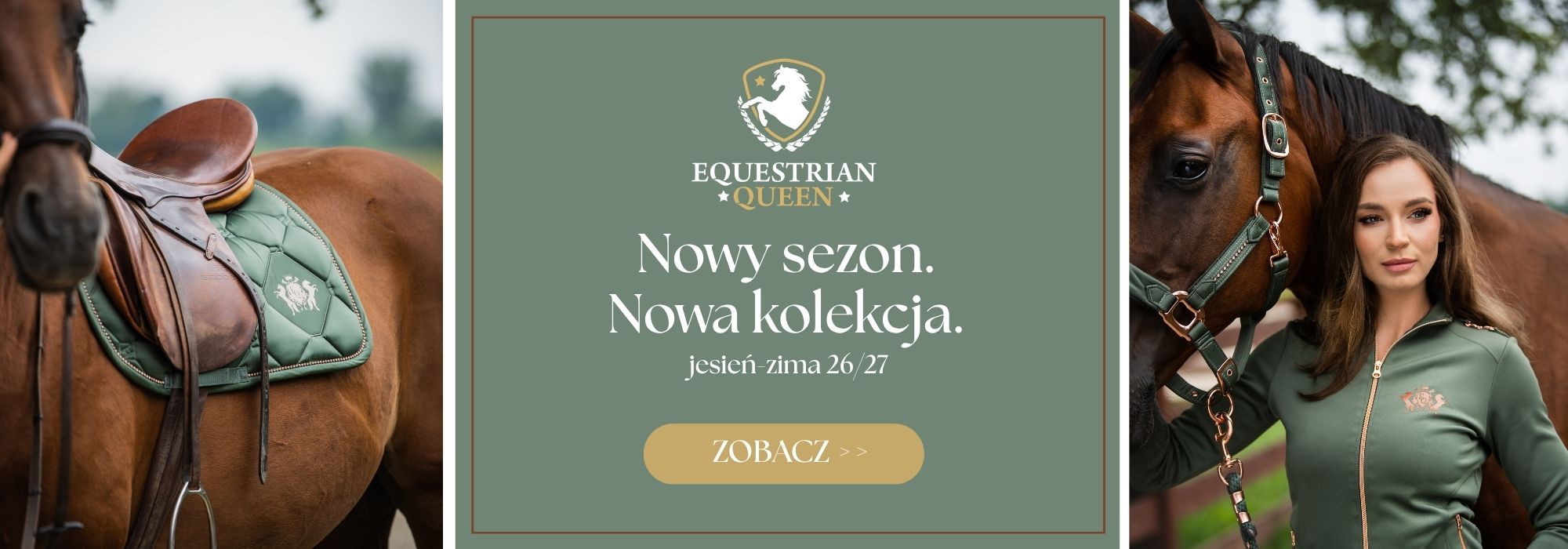 Equestrian Queen · Nová sezóna. Nová kolekce. Podzim–zima 26/27 OBJEVIT